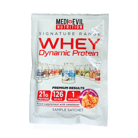 whey dynamic protein caramel biscuit sample