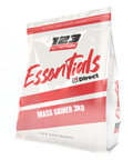Mass gainer supplement package with '123 Nutrition' branding