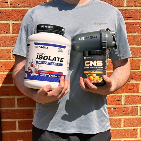 whey protein isolate pre-workout bundle