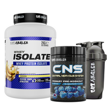 whey protein isolate banana and cns pre workout blue raspberry