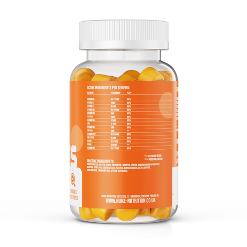 Multivitamins Gummies - High Strength 15 Ingredients x 60 (Mango Flavour)