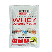 whey dynamic protein vanilla sample