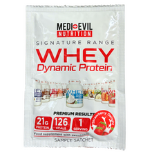 whey dynamic protein strawberry sample