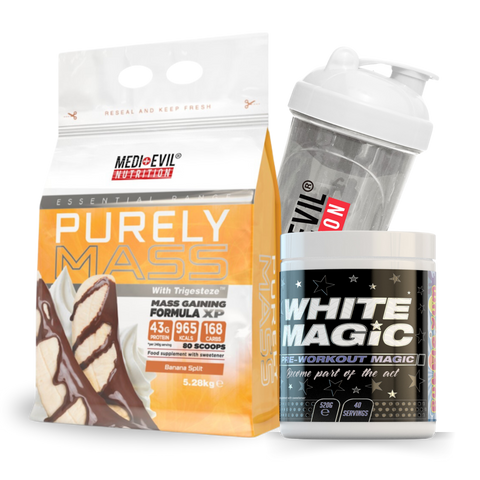 Purely Mass + White Magic Pre-Workout