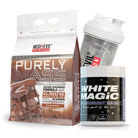 Purely Mass + White Magic Pre-Workout