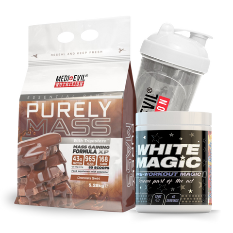 Purely Mass + White Magic Pre-Workout