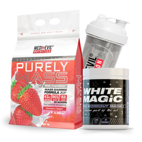 Purely Mass + White Magic Pre-Workout