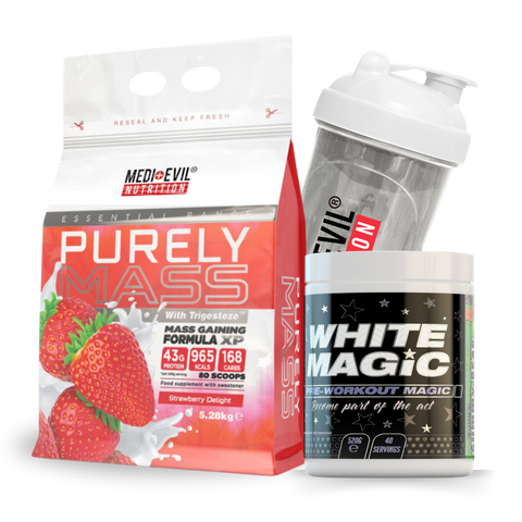 Purely Mass + White Magic Pre-Workout