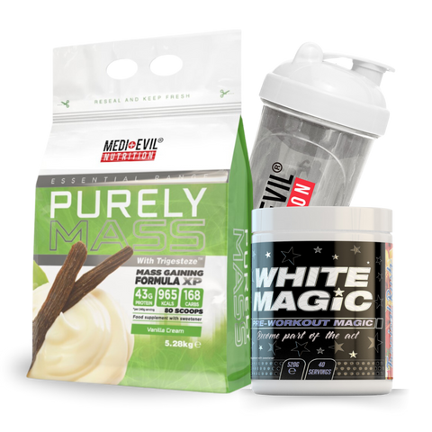 Purely Mass + FREE White Magic Pre-Workout