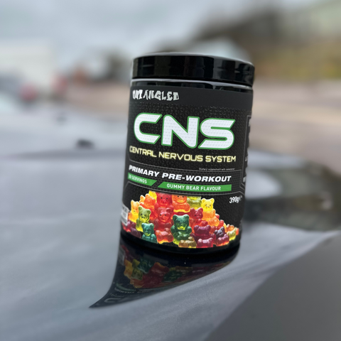 CNS pre workout gummy bear high caffeine best pre workout